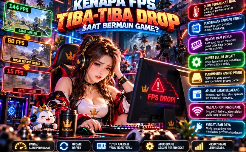 Kenapa FPS Tiba-Tiba Drop Saat Bermain Game?